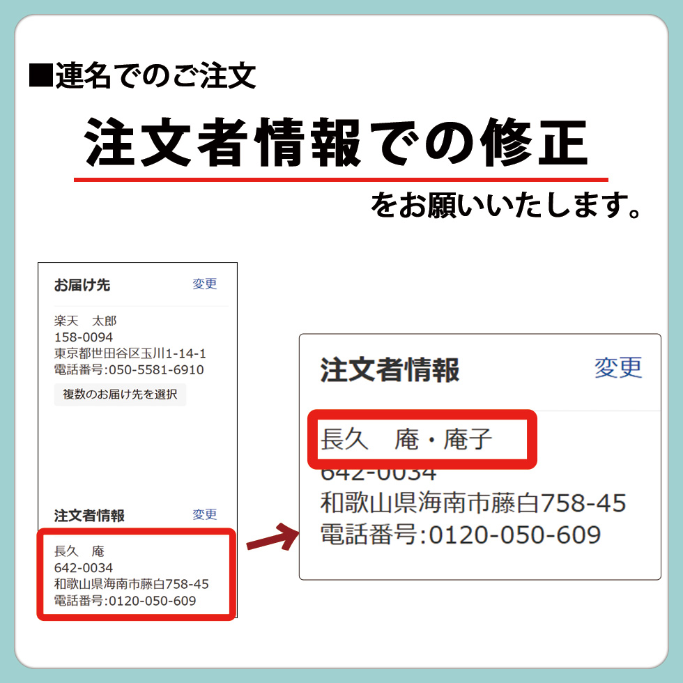 父の日プレゼントギフトを連名で送る場合