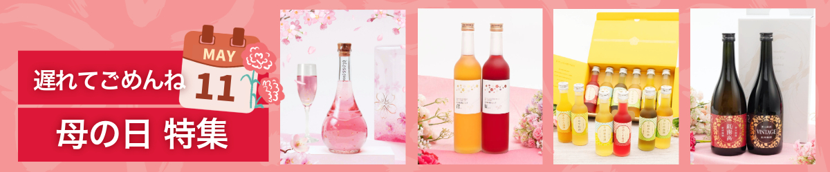 梅酒・梅シロップの母の日ギフト特集